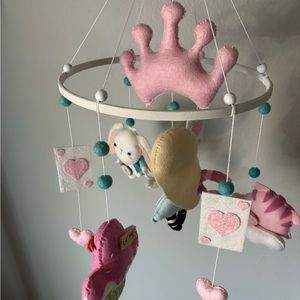 Alice in Wonderland Crib Mobile